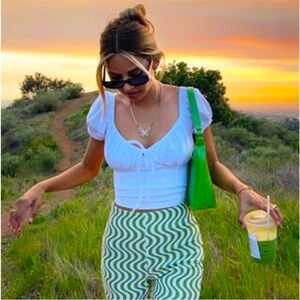 White Pretty Corset Top